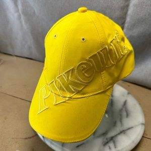 Pikeur Equestrian brand baseball style hat. Bright yellow. New with tags.